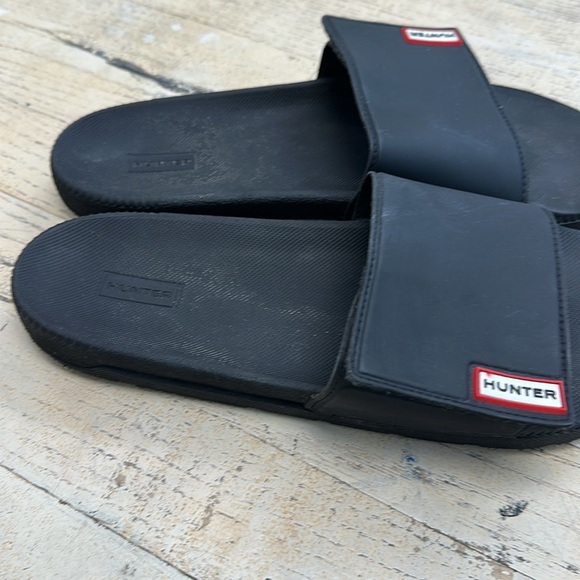 Hunter Black Original Moulded Slides – Women’s Size 10 (Men’s UK 8) - Picture 6 of 7